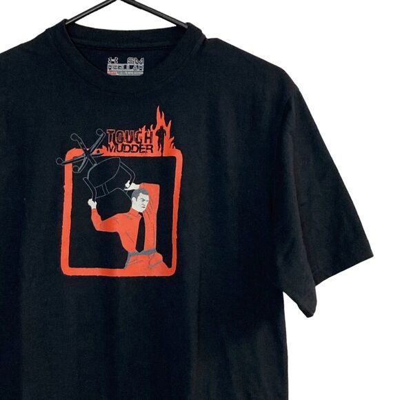 Under Armour Mens Size S Black Short Sleeve Tough Mudder T-Shirt Crewneck - Picture 2 of 6